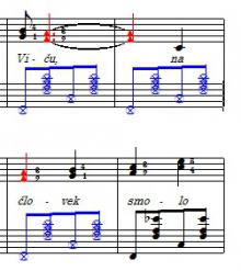 Notne glavice 1. To ni griffschrift ali ABC s številkami, pač pa violinski in bas ključ.